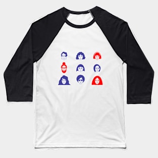 All These Faces Baseball T-Shirt